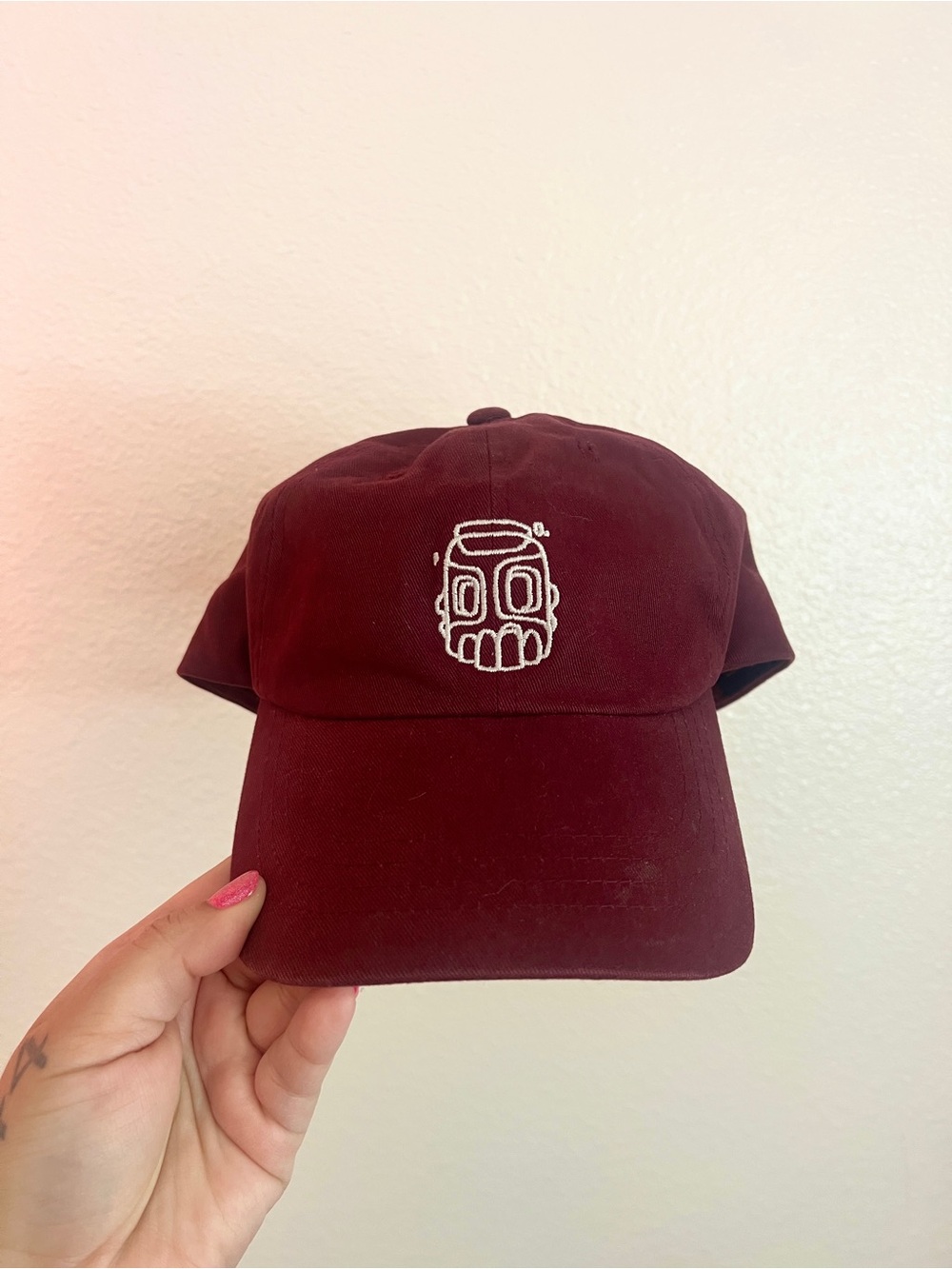Linkin Park Mike Shinoda Dad Hat - Maroon